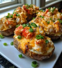 lobster stuffed potatoes