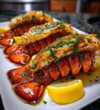 lobster tail plating presentation