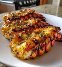 lobster tails on the grill