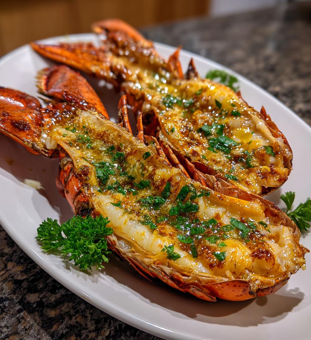 lobster with garlic butter