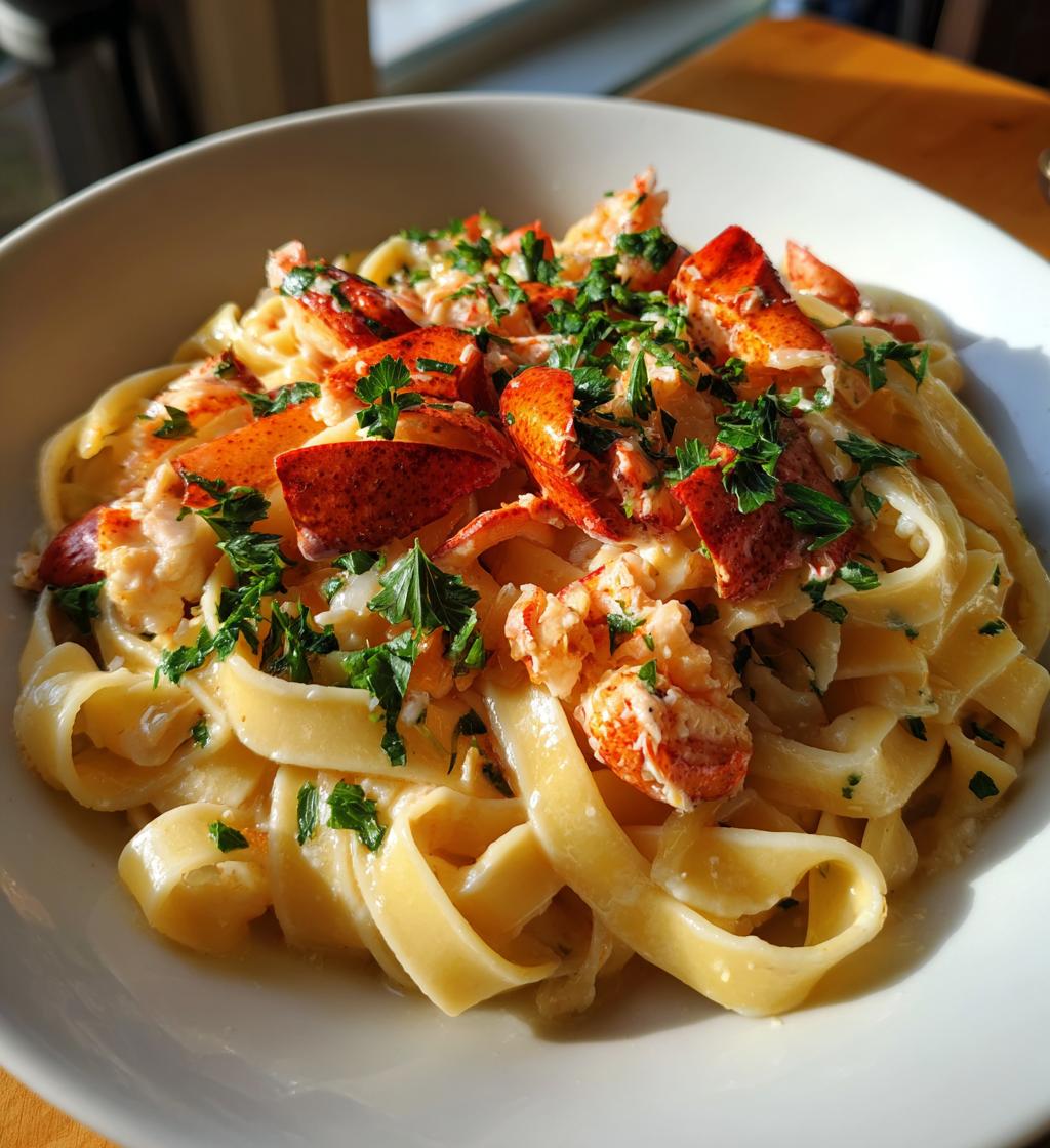 lobster with pasta