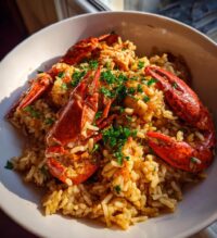 lobster with rice