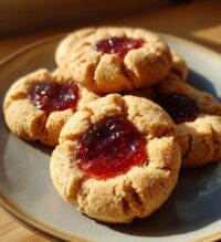 maple thumbprint cookies