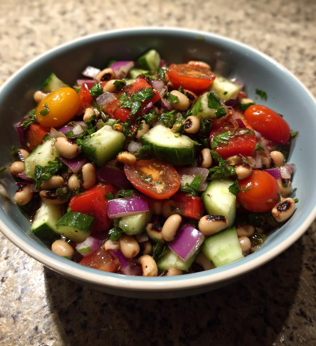marinated black eyed pea salad