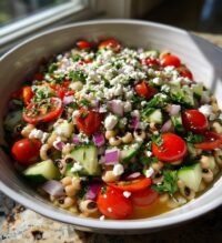 mediterranean black eyed pea salad