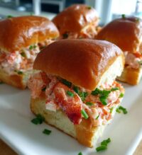 mini lobster roll sliders