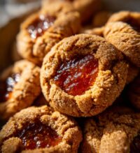 molasses thumbprint cookies