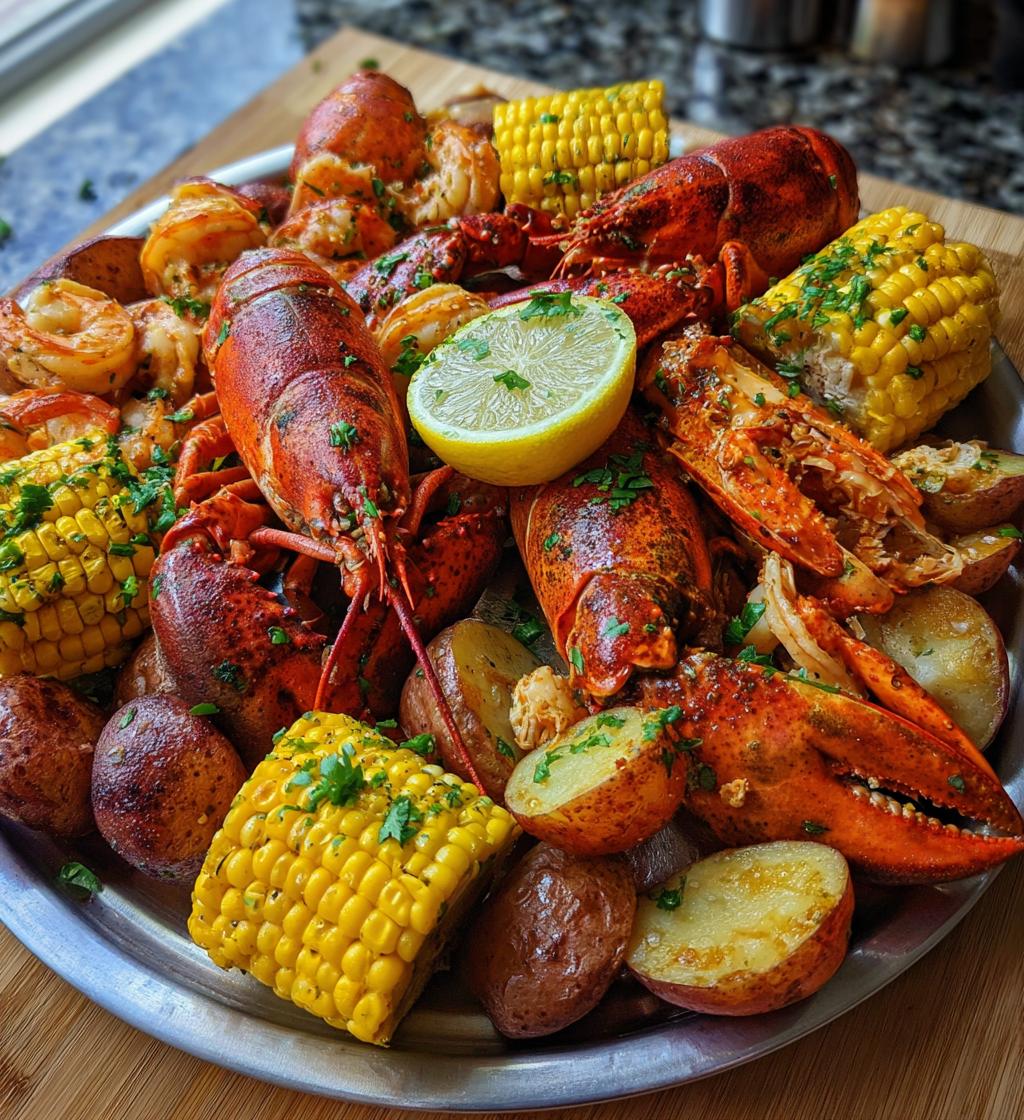 new england lobster boil