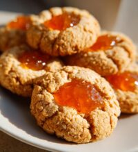 orange thumbprint cookies