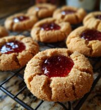 peanut butter and jelly cookies