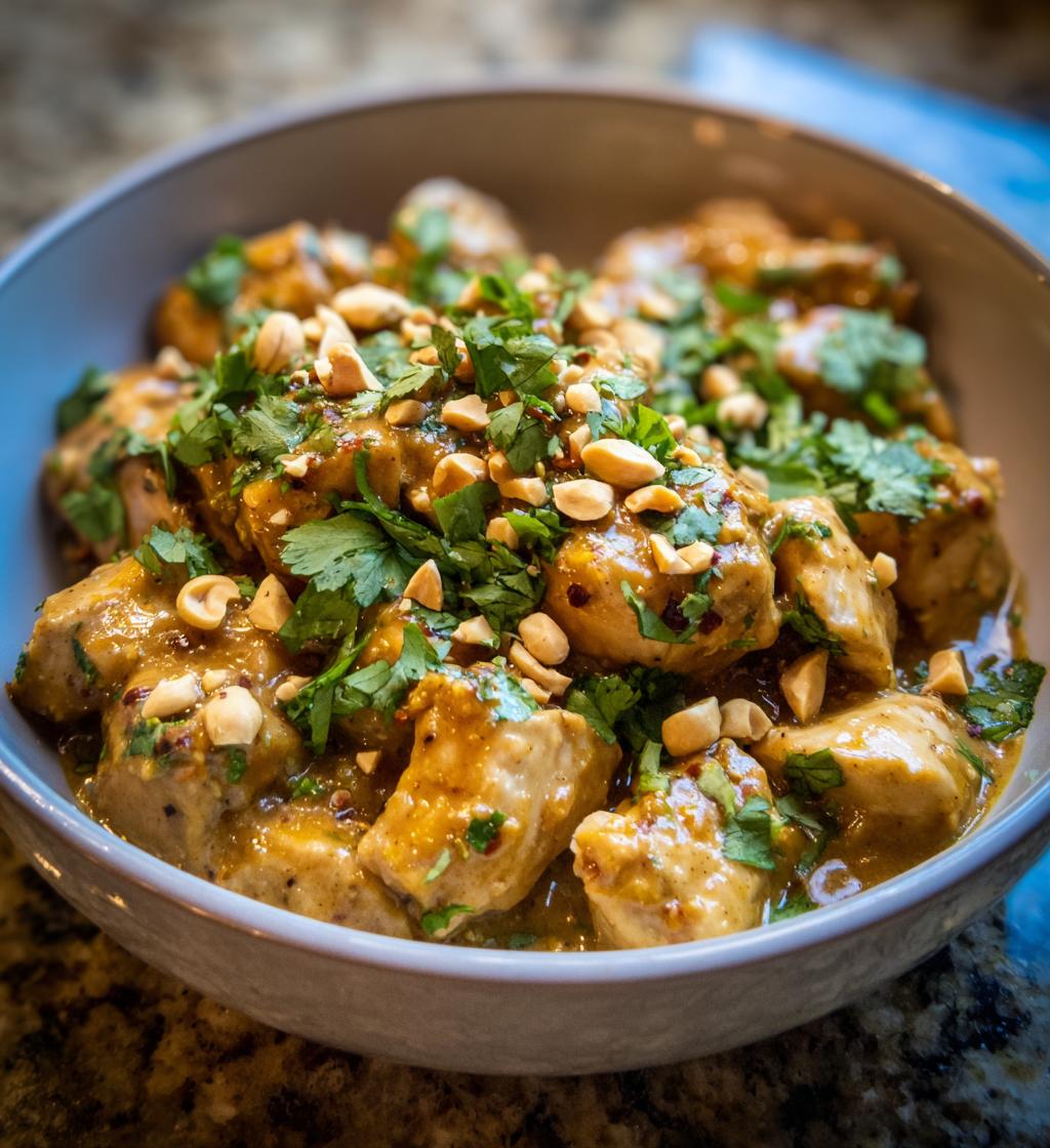 peanut butter chicken