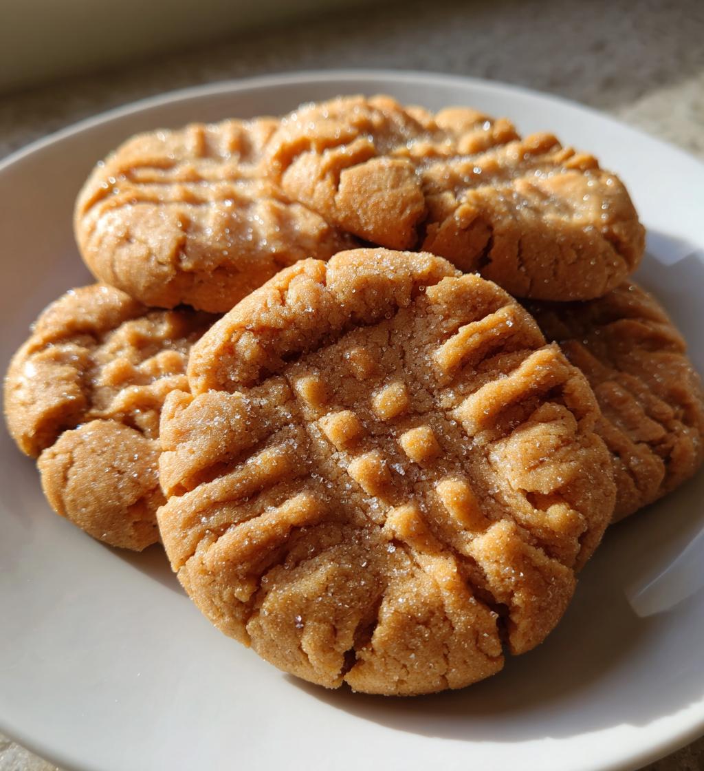 peanut butter cookies 3 ingredient