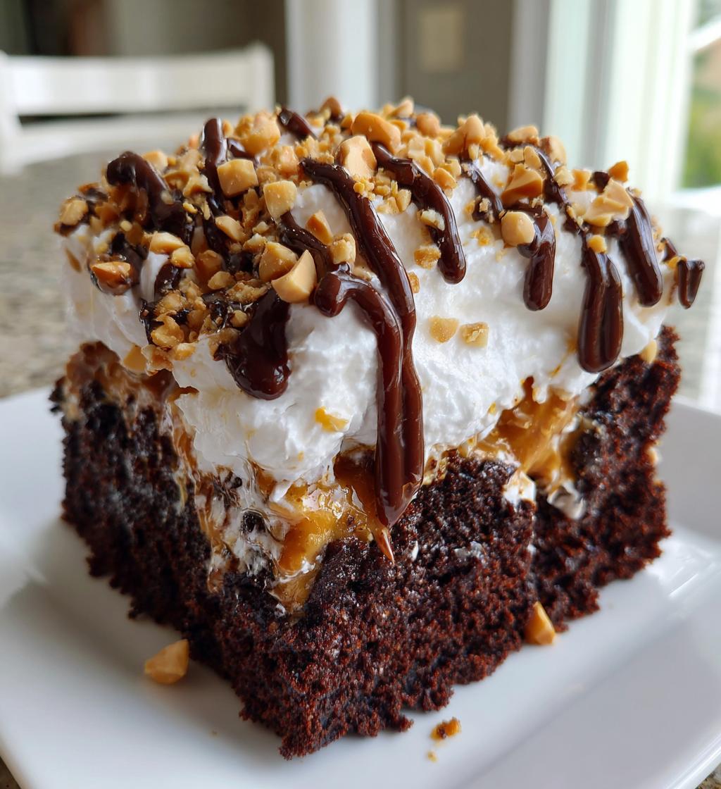 peanut butter poke cake
