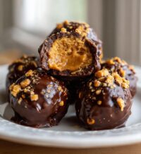 peanut butter pretzel buckeyes