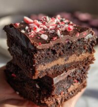 peppermint brownie