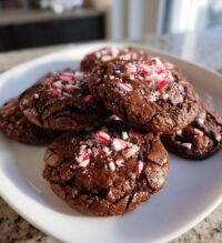 peppermint brownie cookies