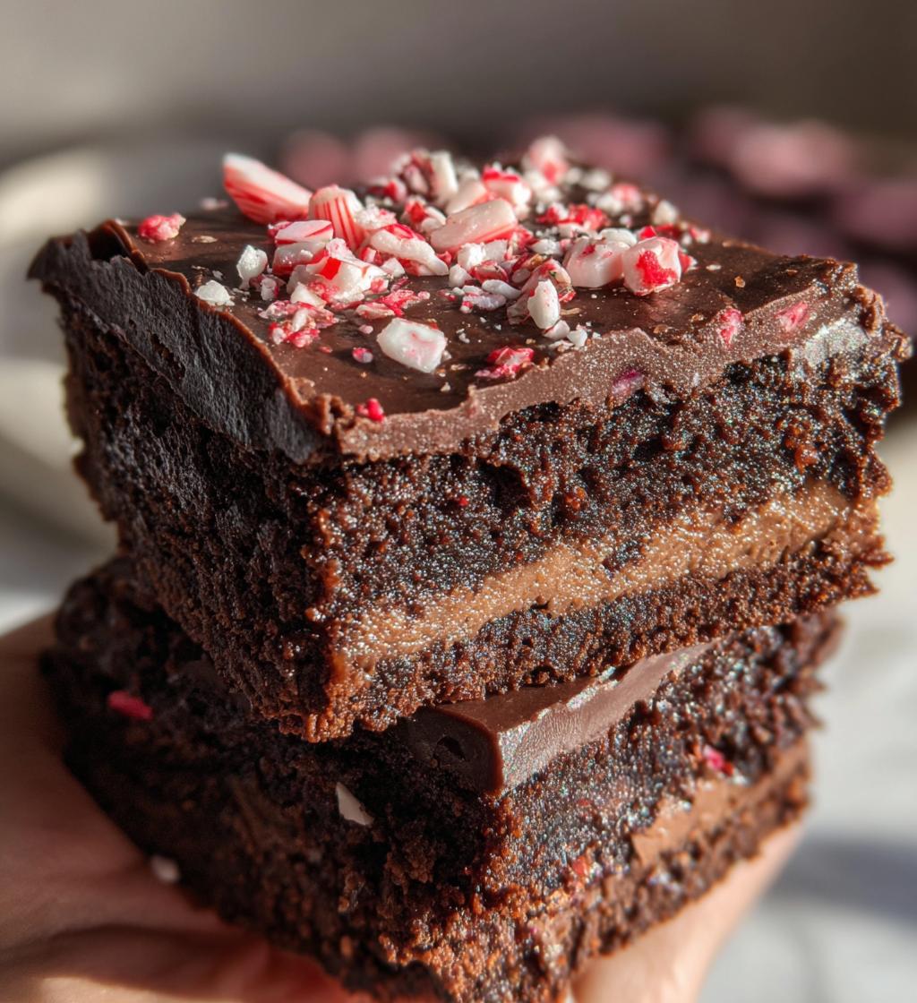 peppermint brownie