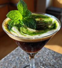 peppermint espresso martini