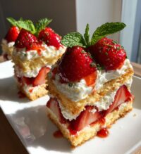 peppermint fizz strawberry shortcake
