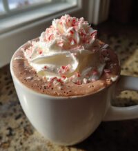 peppermint hot chocolate