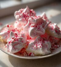 peppermint meringue cookies