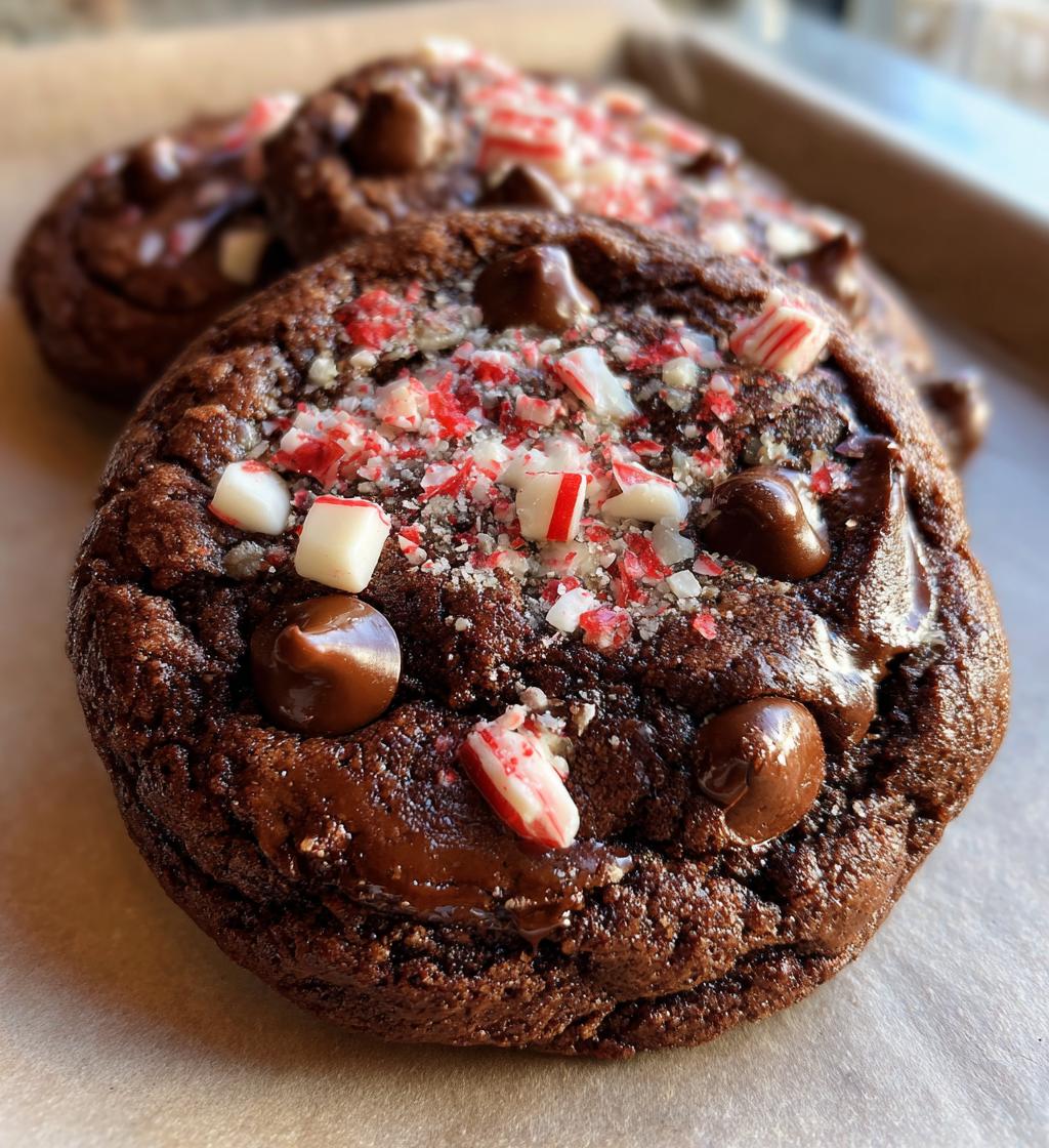 peppermint mocha cookies