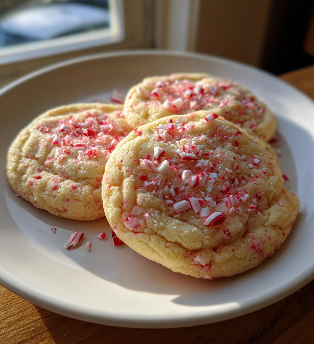 peppermint sugar cookies