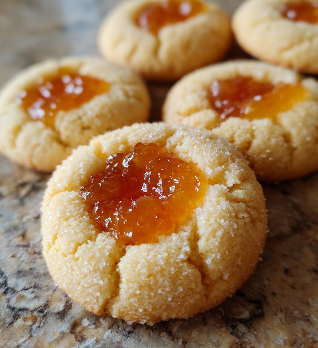 pineapple thumbprint cookies