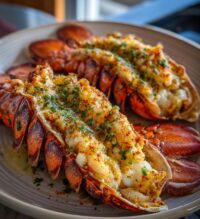 preparing lobster tails