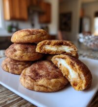 pumpkin cheesecake snickerdoodle cookies
