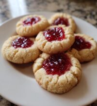 rasberry thumbprint cookies