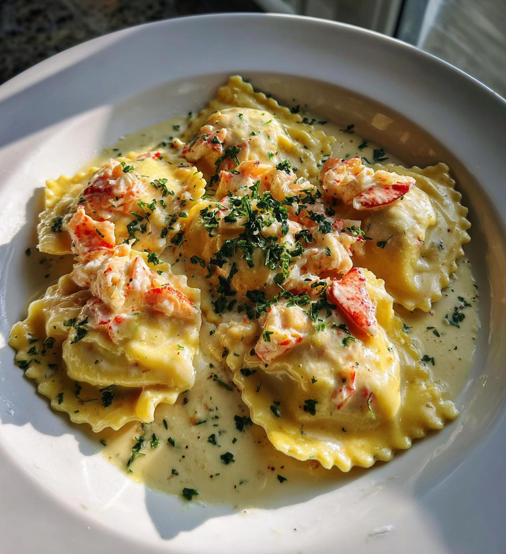 Lobster Ravioli with Lemon Butter Sauce Recipe for Delightful Dining ...