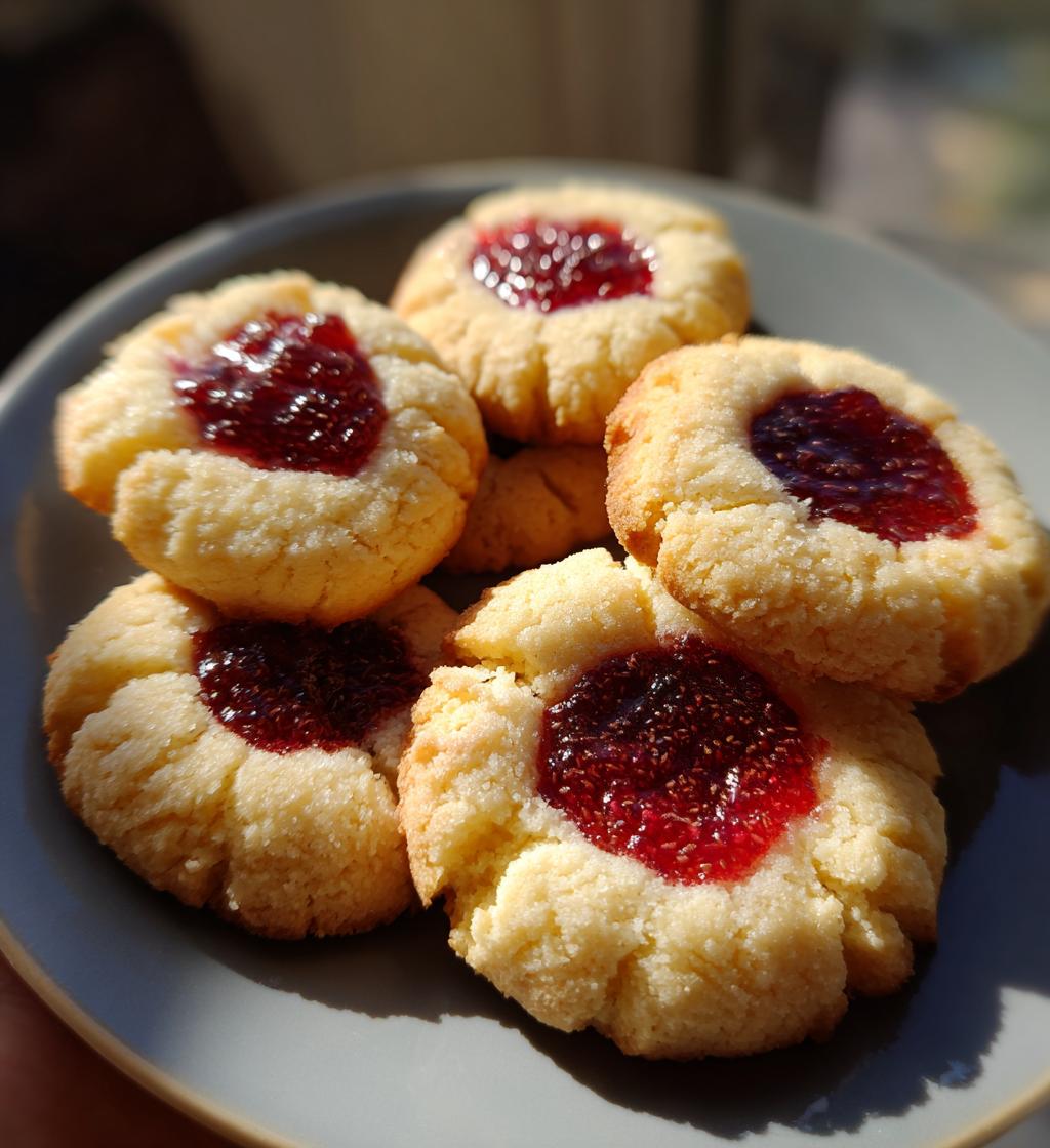 recipe for thumbprint cookies