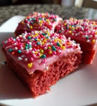 red and pink valentine treats