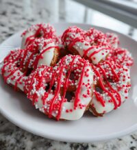 red and white valentine treats