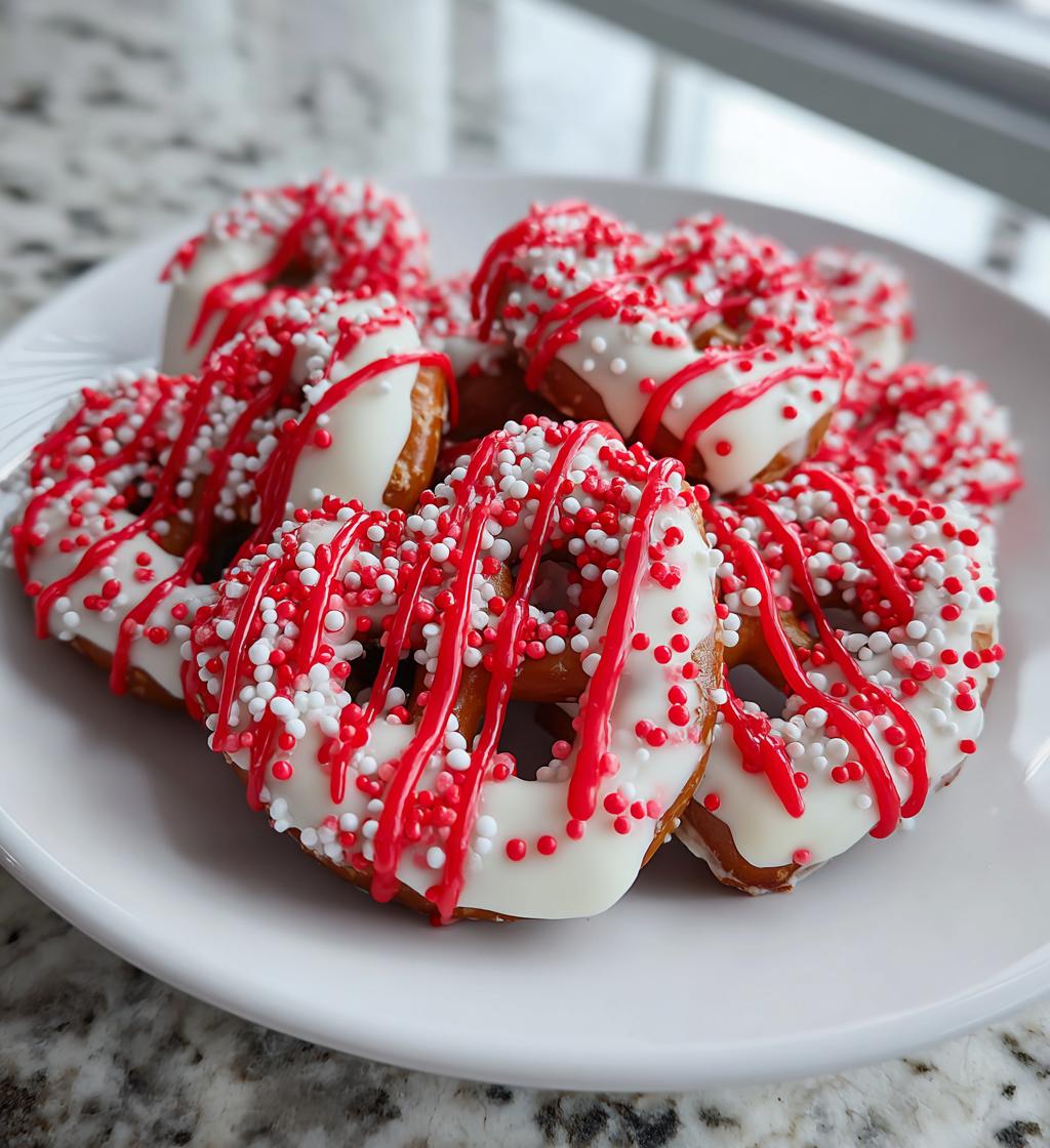 red and white valentine treats