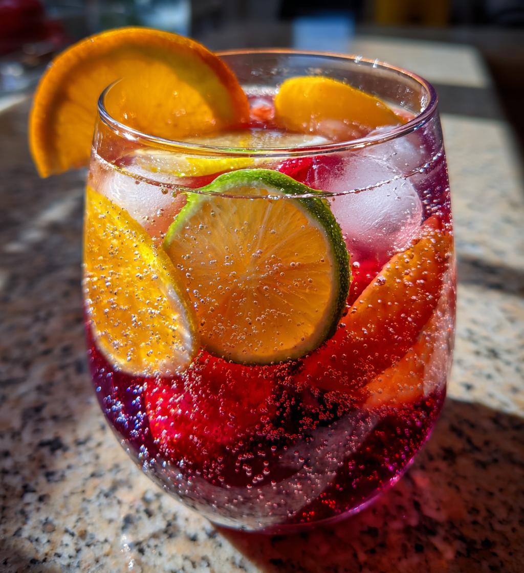 red lobster snowglobe sangria