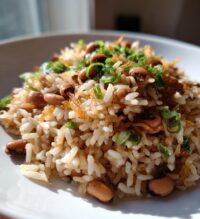 rice and black eyed peas recipe