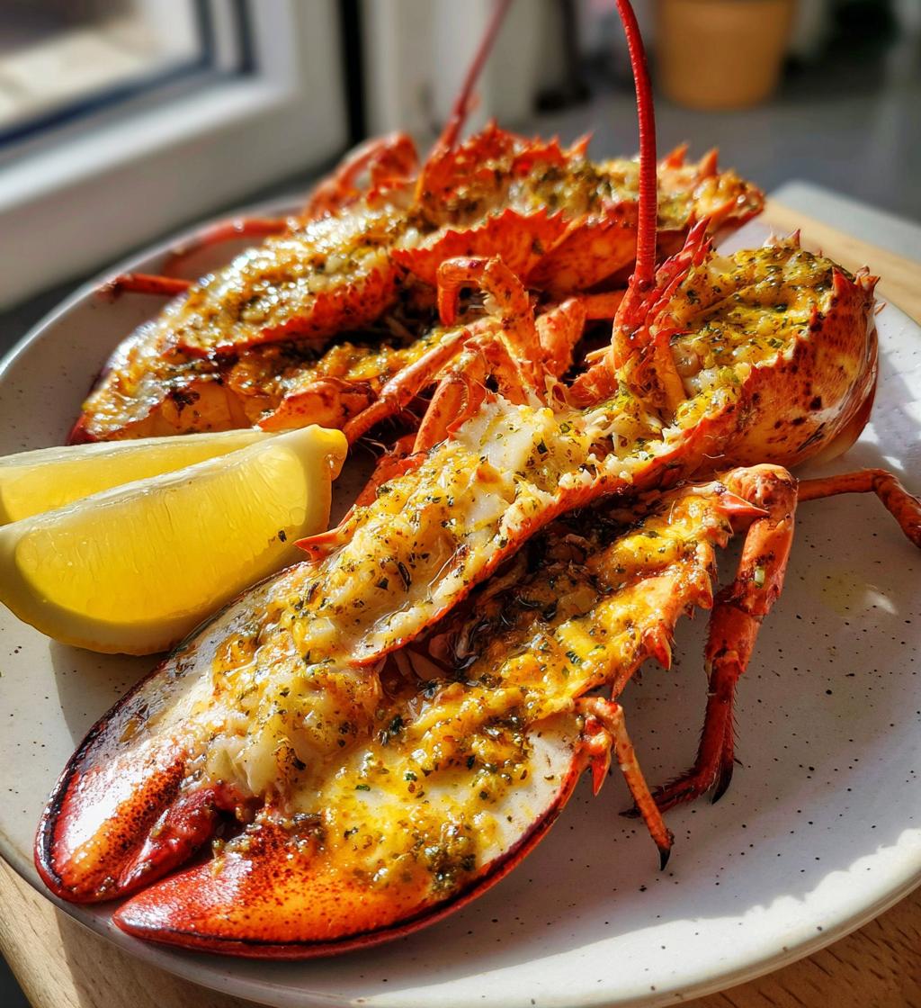 roasted lobster