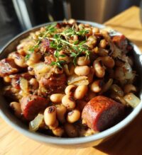 sausage black eyed peas
