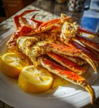 seasoned crab legs