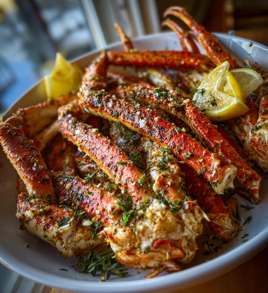 seasoned crab legs recipe