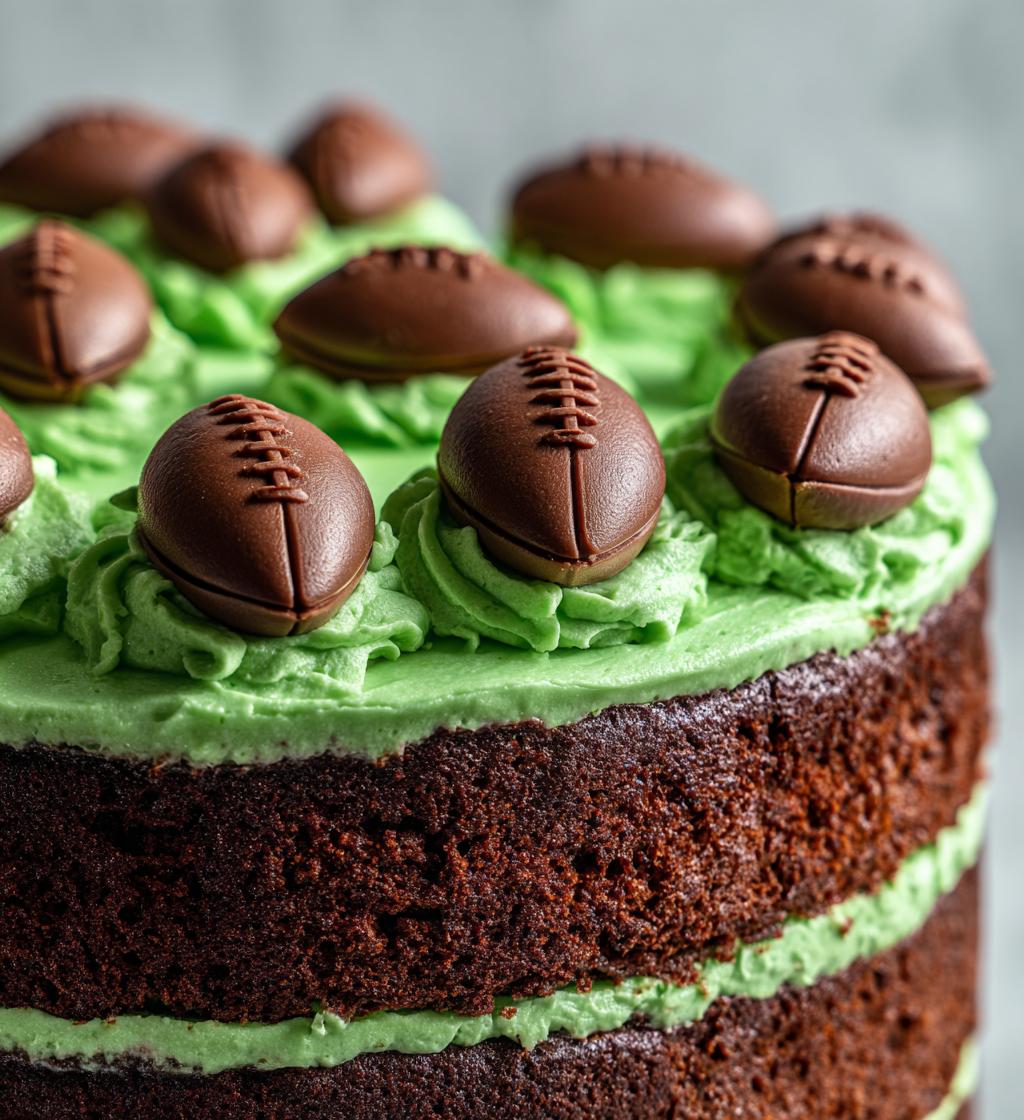 sheet cake football theme