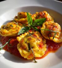 shrimp and lobster ravioli