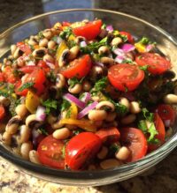 simple black-eyed pea salad