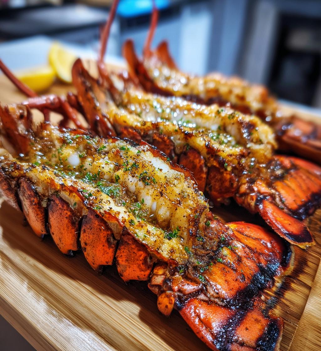 smoked lobster tail