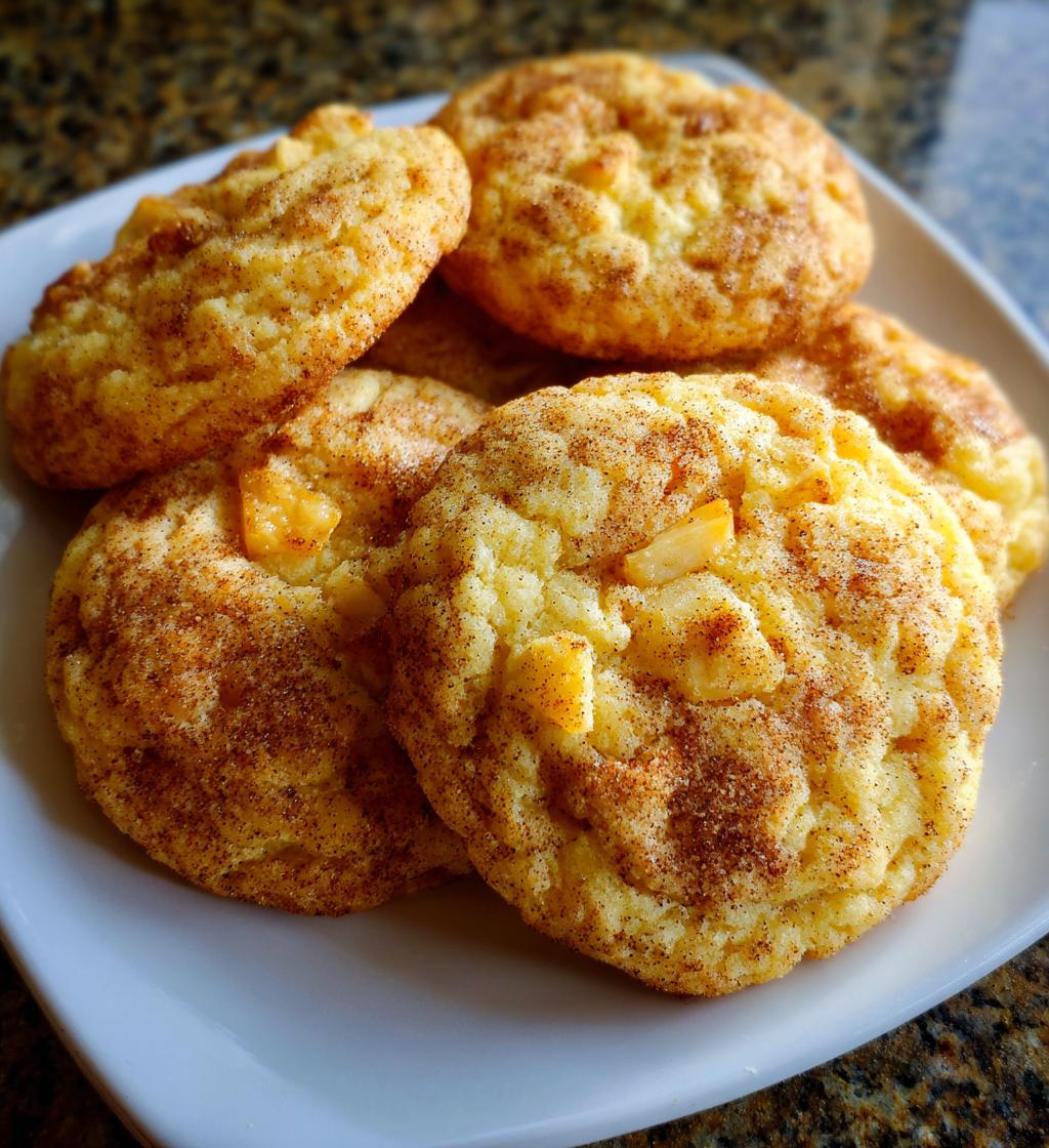 snickerdoodle apple pie cookies