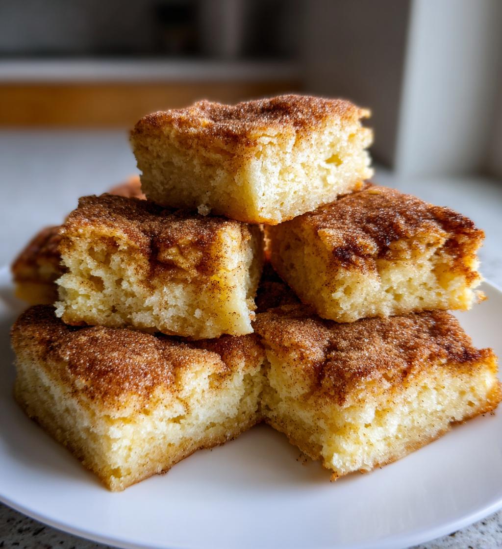 snickerdoodle bars 9x13
