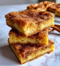snickerdoodle blondie bars