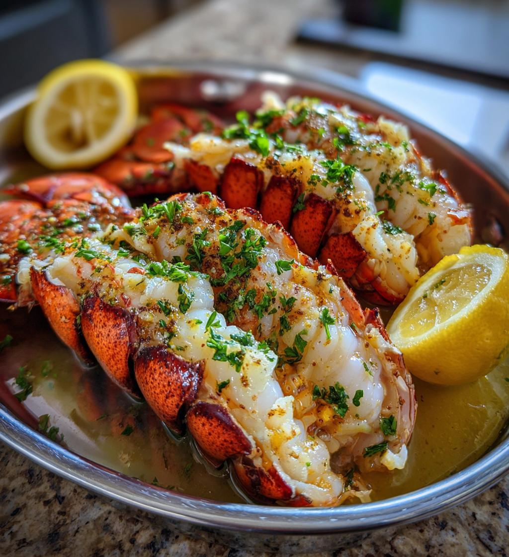 steam lobster tail